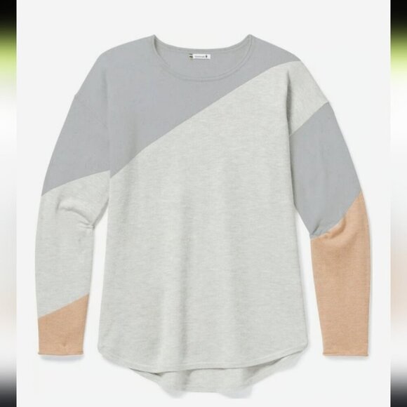 SMARTWOOL | Women's Shadow Pine Colorblock Sweater sz M - Picture 2 of 8